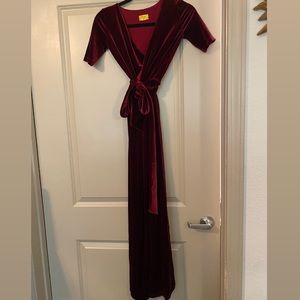 COPY - New Velvet Burgundy Formal/ Prom Dress